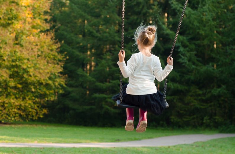 Girl playing